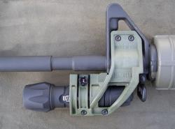 Elzetta ZFH1500 AR15 Front Sight Base Holder Black