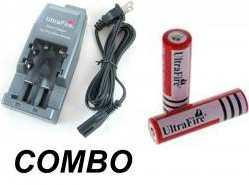 Ultrafire 18650 Two Batteries and WF139 Charger Kit