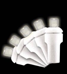 5mm 70L Full Wave LED warm white white wire Case of 24 Strands 5mm 70L Full Wave LED warm white white wire Case of 24 Strands