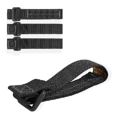 3 inch TacTie Attachment Strap Pack of 4 (Black) 9903B