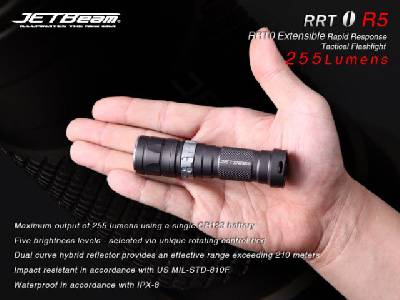 JetBeam RRT-0 S2 Edition with Extension Tube Smooth Reflector