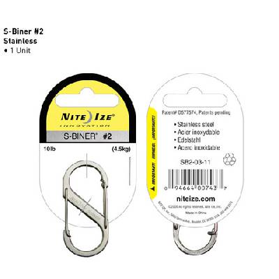 #2 S-Biner Stainless Steel #2 S-Biner Stainless Steel