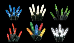 clear white led christmas lights