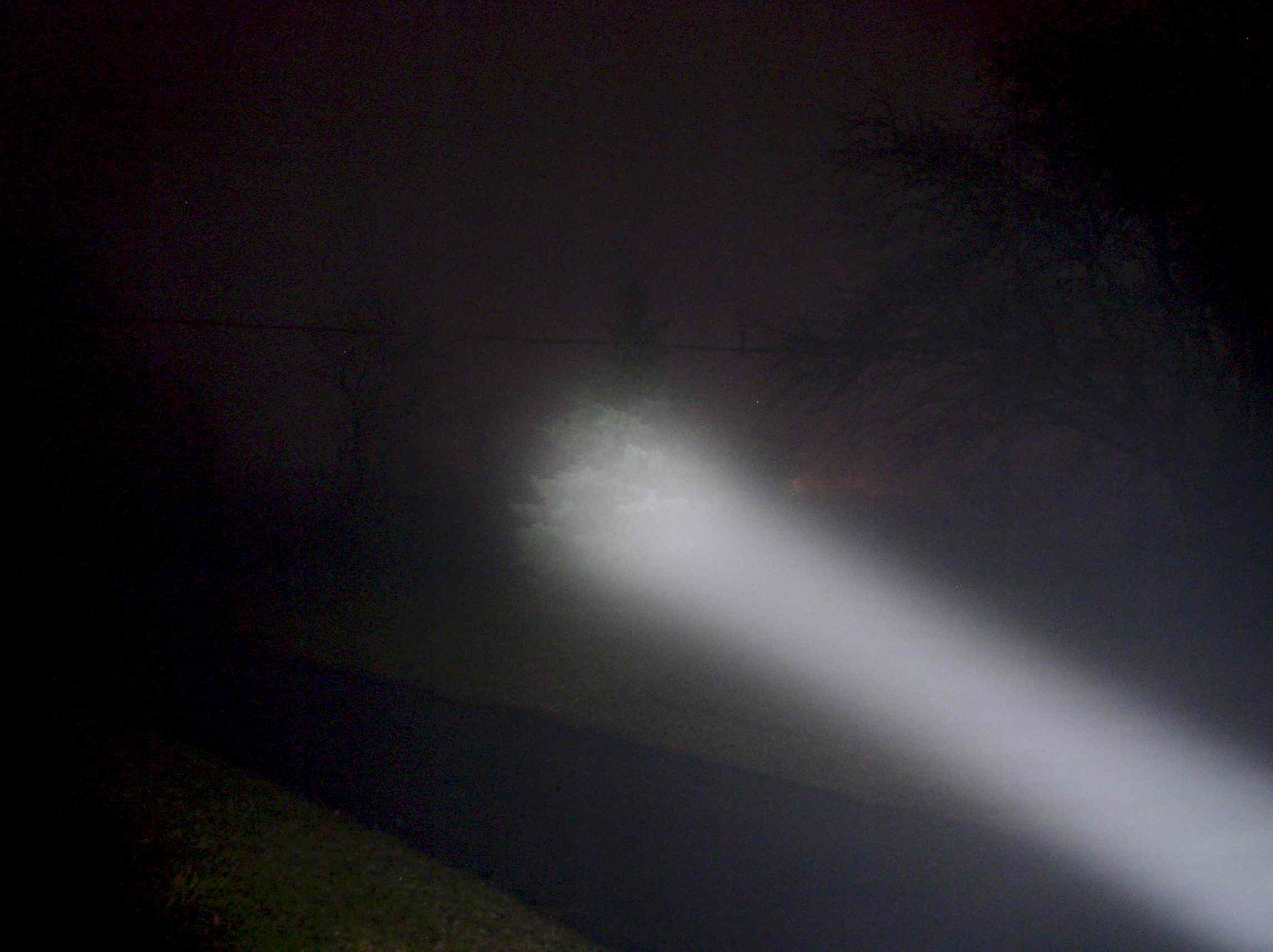 Fenix LD10 high beam shot