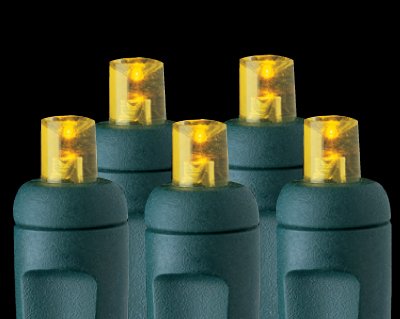 5mm LED Christmas Lights 100L Yellow