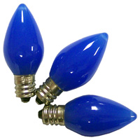 C7 LED Retro Fit Bulb Ceramic Style Blue